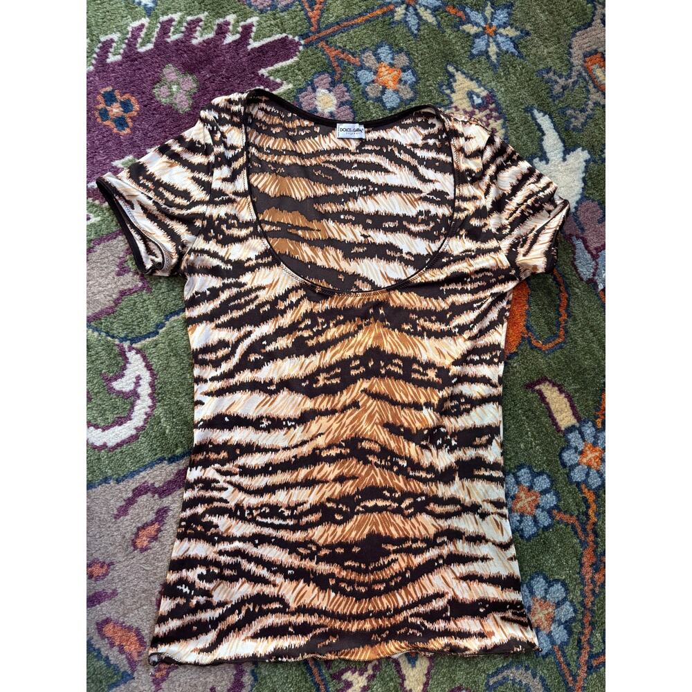 Dolce and Gabbana Underwear fitted animal print tiger print - Picture 4 of 8